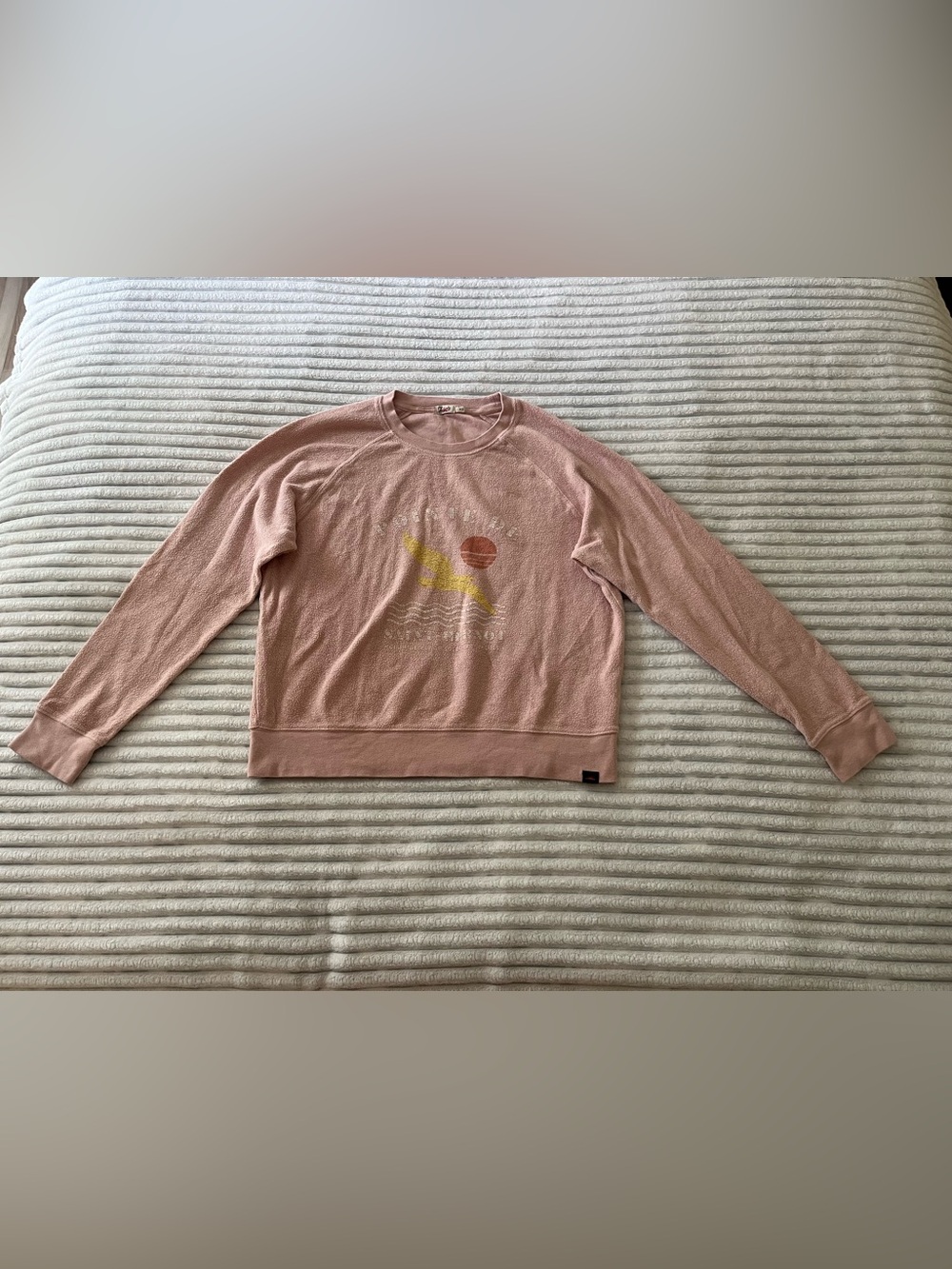 Faherty Pink Graphic Sweatshirt - Picture 6 of 13